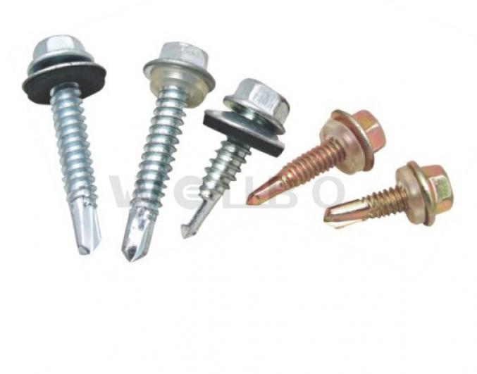 Hex Head Self Drilling Screw With EPDM washer